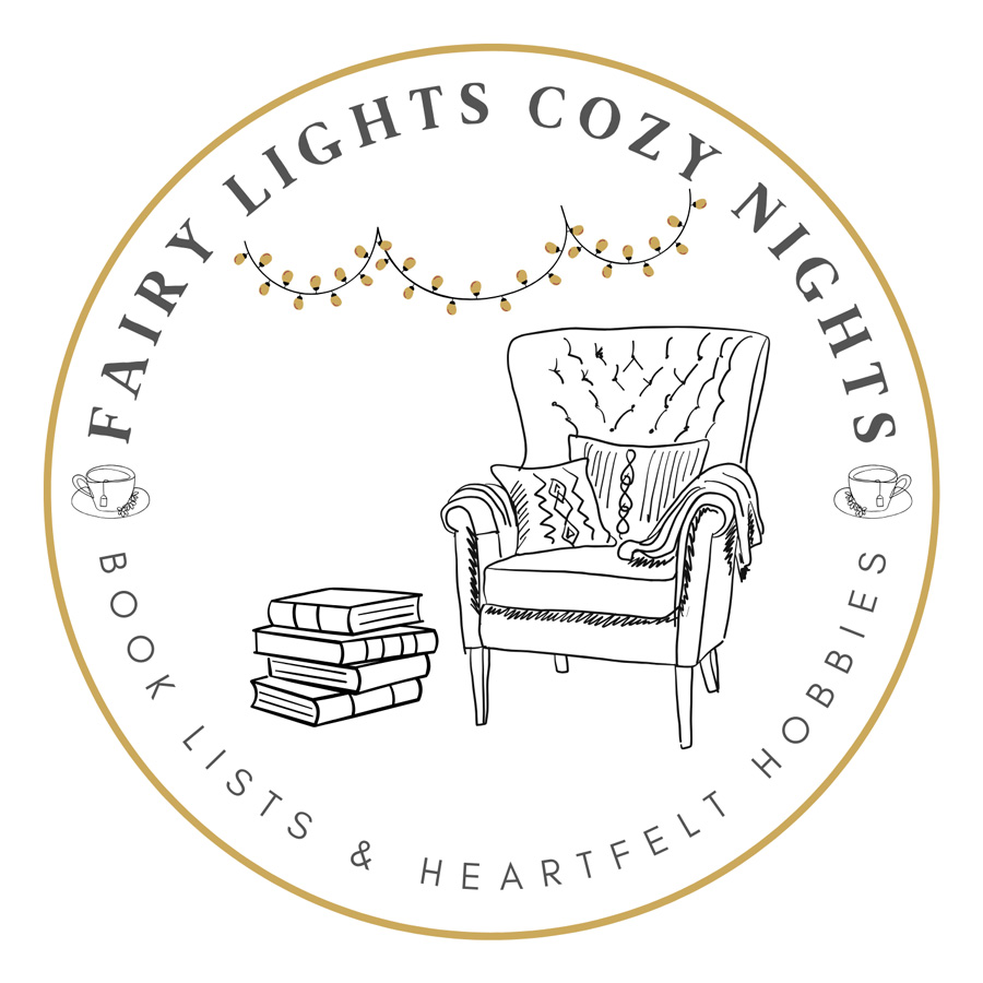 Fairy Lights Cozy Nights Round Logo